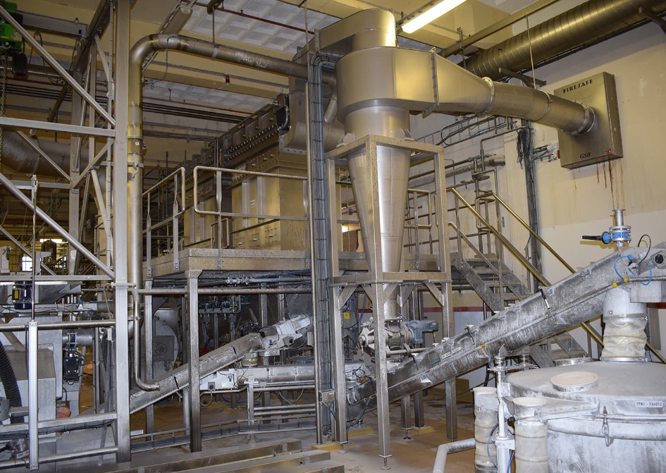 SiccaDania industrial dryer for starch, fiber, and plant protein products